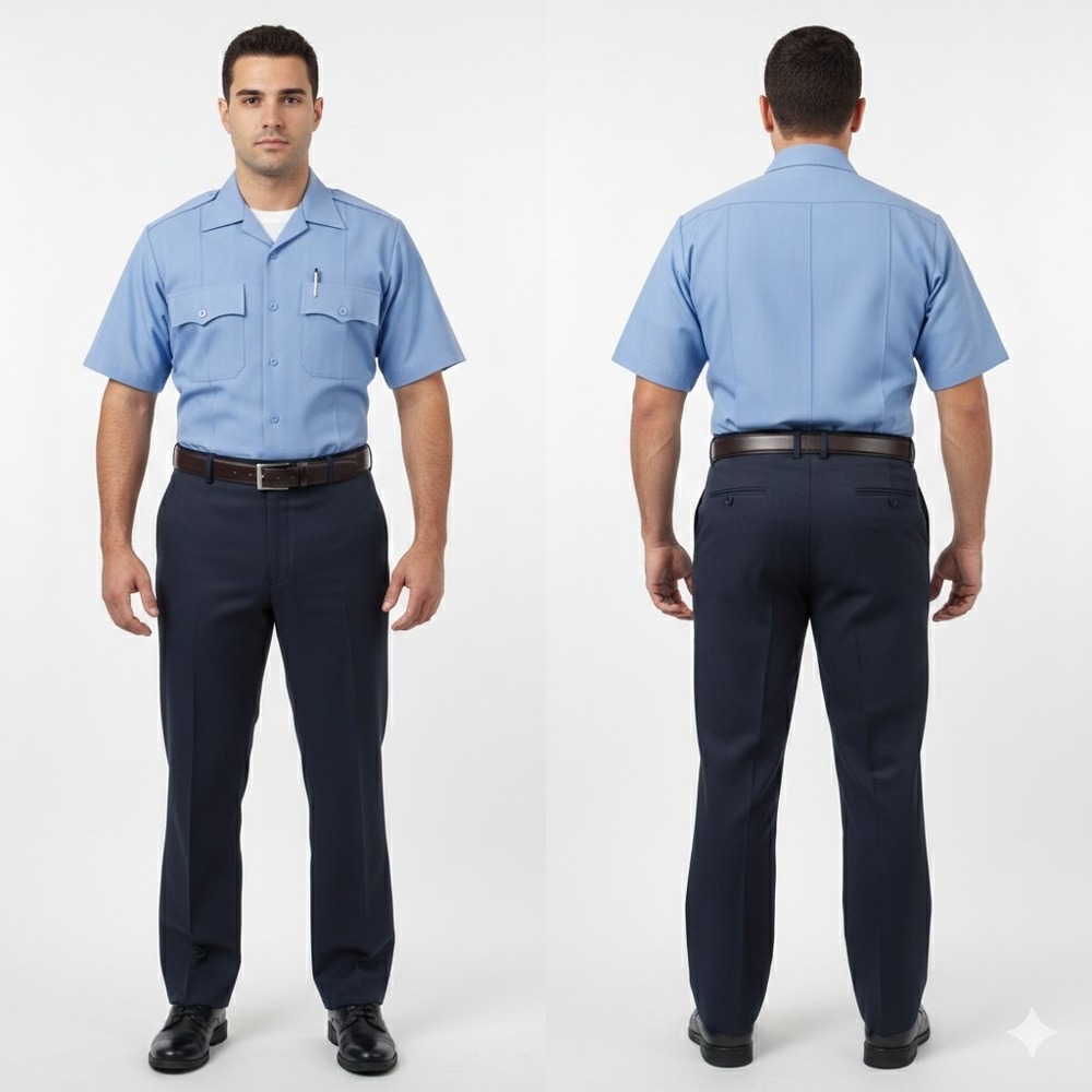 Tact Squad Men's Trousers 36x32 Navy Blue 100% Polyester Uniform Duty Pants